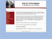 Tablet Screenshot of franz-segbers.de